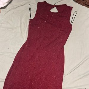 Windsor Bodycon red sparkly mini dress